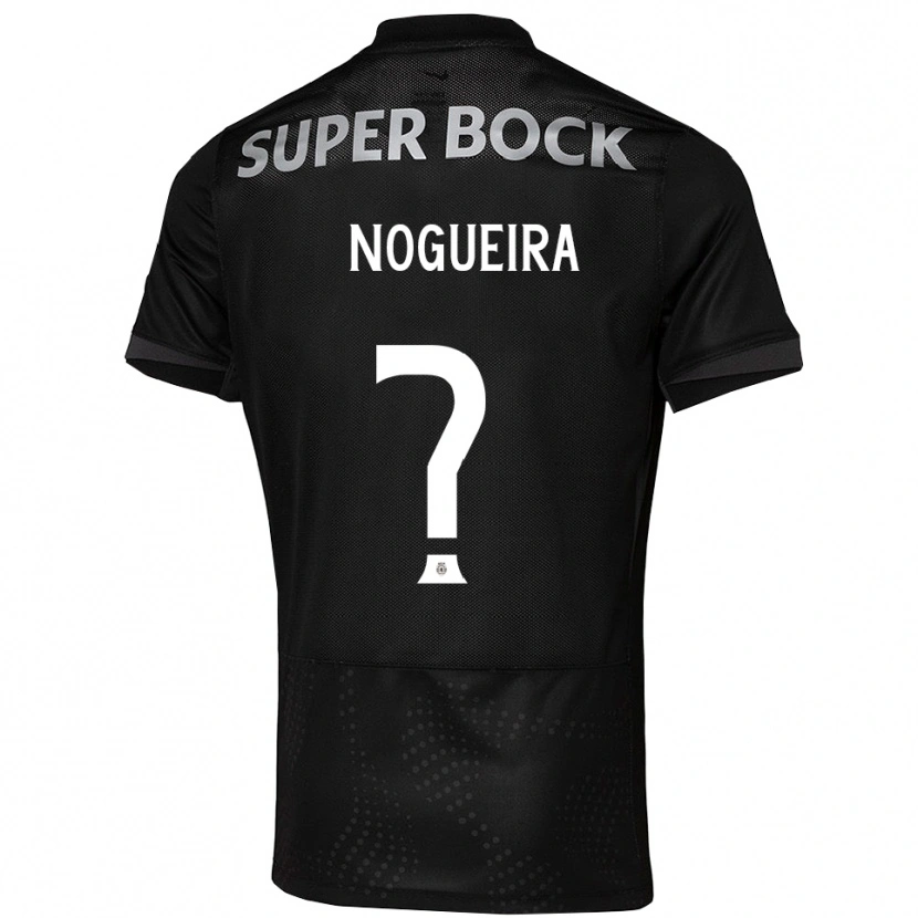 Danxen Dzieci Rodrigo Nogueira #0 Czarno-Biały Wyjazdowa Koszulka 2025/26 Koszulki Klubowe
