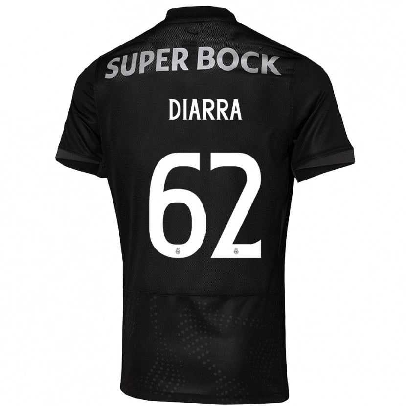 Danxen Dzieci Ibrahim Diarra #62 Czarno-Biały Wyjazdowa Koszulka 2025/26 Koszulki Klubowe