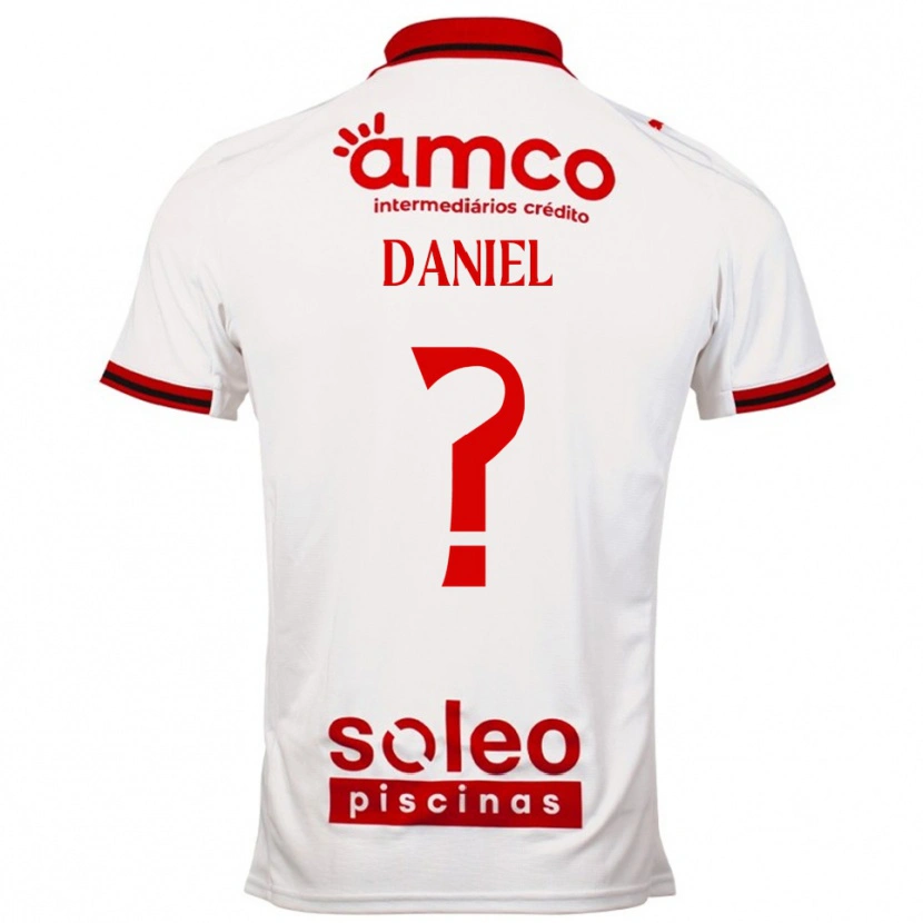 Danxen Dzieci Paulo Daniel #0 Biało-Czerwony Wyjazdowa Koszulka 2025/26 Koszulki Klubowe