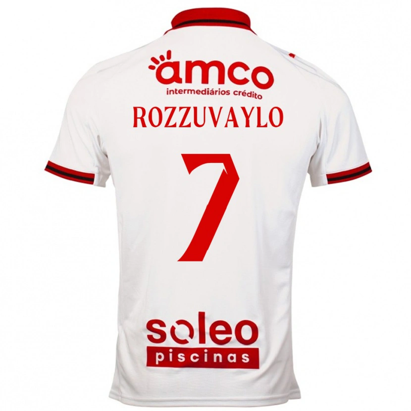 Danxen Dzieci Dani Rozzuvaylo #7 Biało-Czerwony Wyjazdowa Koszulka 2025/26 Koszulki Klubowe