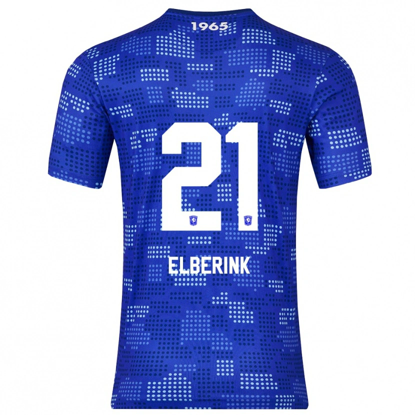 Danxen Dzieci Eva Oude Elberink #21 Niebiesko-Błękitny Wyjazdowa Koszulka 2025/26 Koszulki Klubowe
