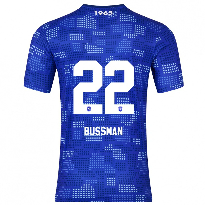 Danxen Dzieci Fiene Bussman #22 Niebiesko-Błękitny Wyjazdowa Koszulka 2025/26 Koszulki Klubowe