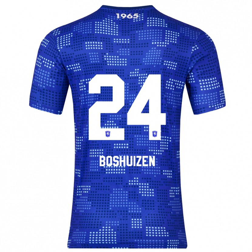 Danxen Dzieci Annouk Boshuizen #24 Niebiesko-Błękitny Wyjazdowa Koszulka 2025/26 Koszulki Klubowe