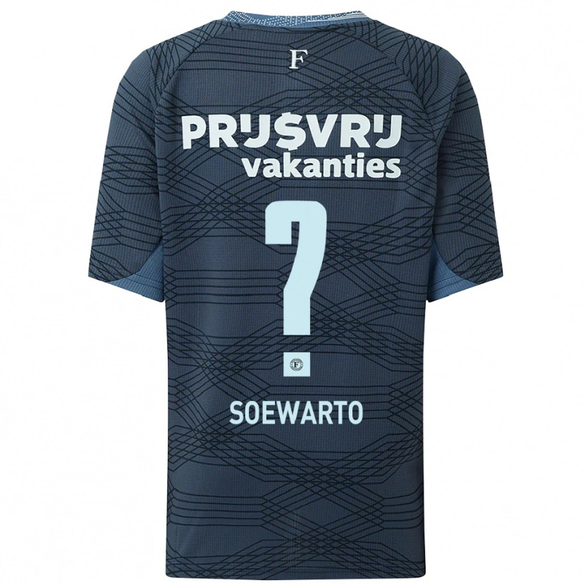 Danxen Dzieci Quenay Soewarto #0 Czarno-Szary Wyjazdowa Koszulka 2025/26 Koszulki Klubowe