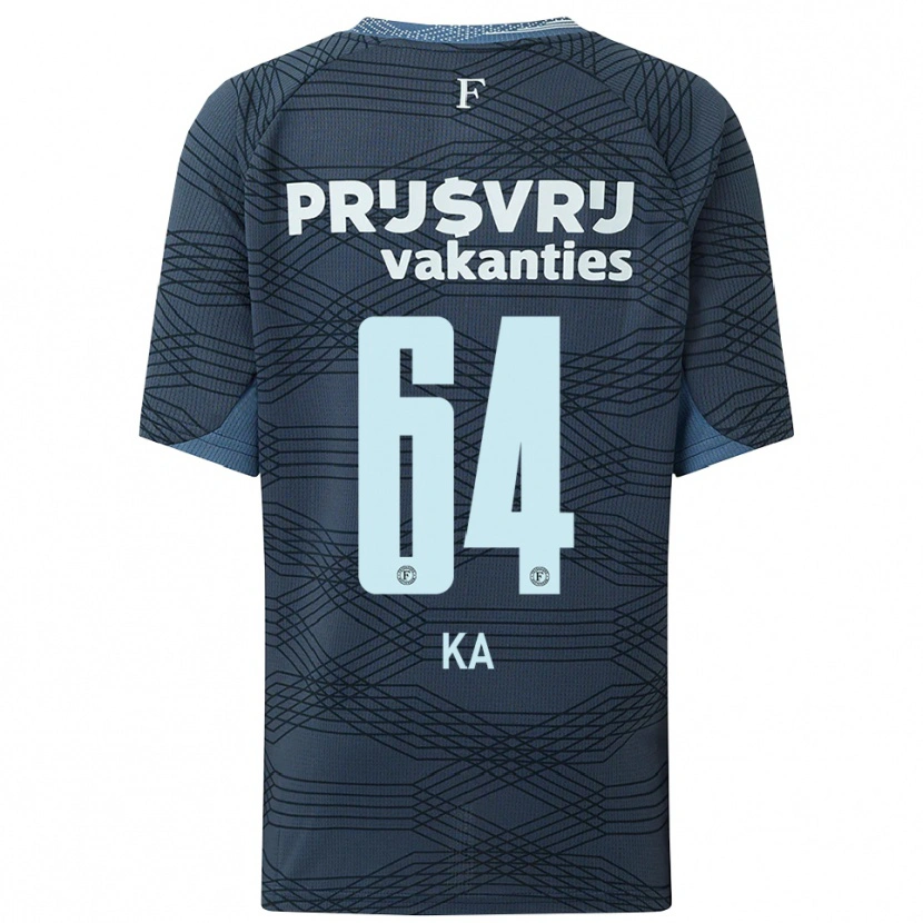 Danxen Dzieci Ismail Ka #64 Czarno-Szary Wyjazdowa Koszulka 2025/26 Koszulki Klubowe