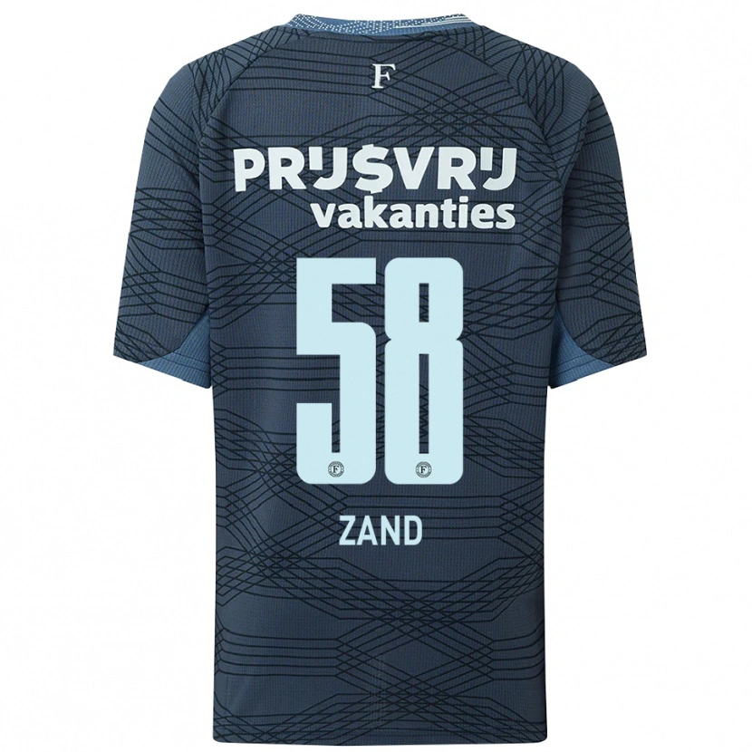 Danxen Dzieci Shiloht Zand #58 Czarno-Szary Wyjazdowa Koszulka 2025/26 Koszulki Klubowe