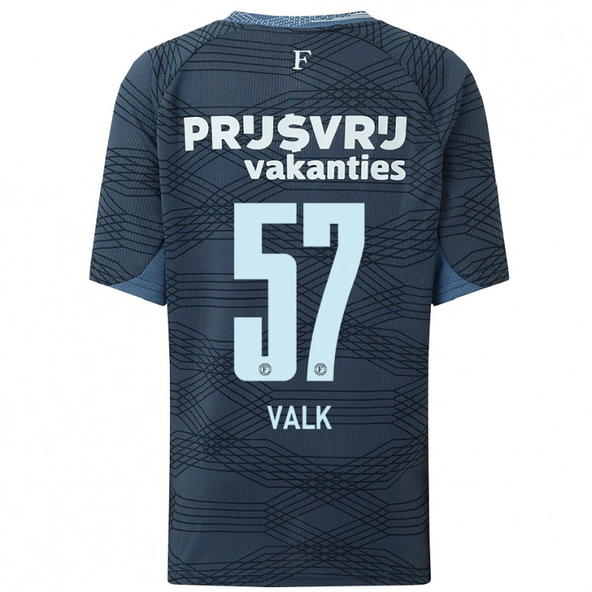 Danxen Dzieci Sem Valk #57 Czarno-Szary Wyjazdowa Koszulka 2025/26 Koszulki Klubowe