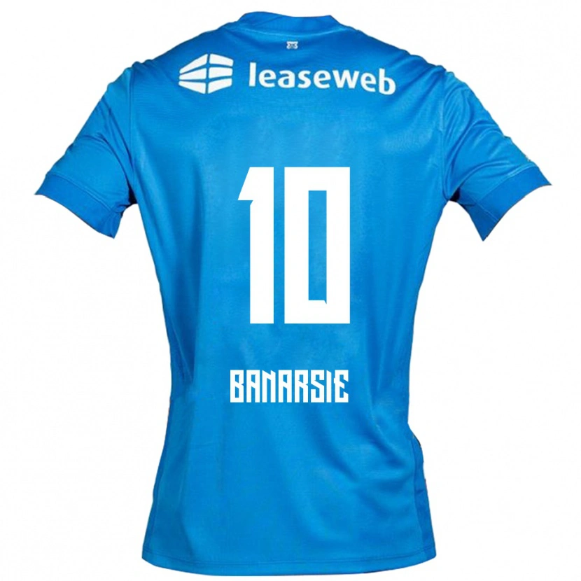 Danxen Dzieci Amy Banarsie #10 Niebiesko-Biały Wyjazdowa Koszulka 2025/26 Koszulki Klubowe