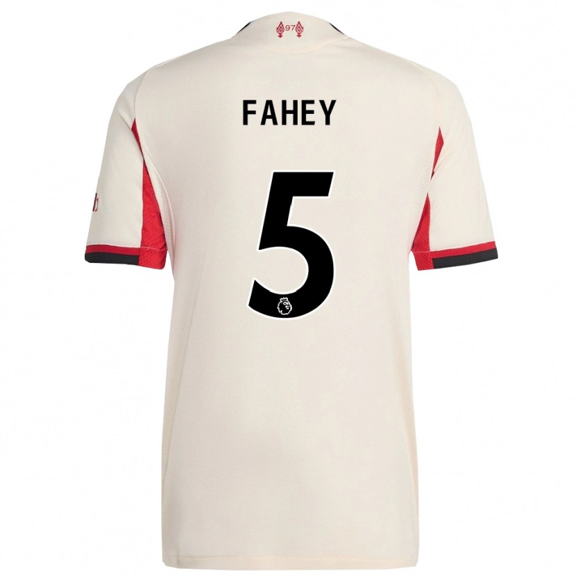 Danxen Dzieci Niamh Fahey #5 Biało-Czarny Wyjazdowa Koszulka 2025/26 Koszulki Klubowe