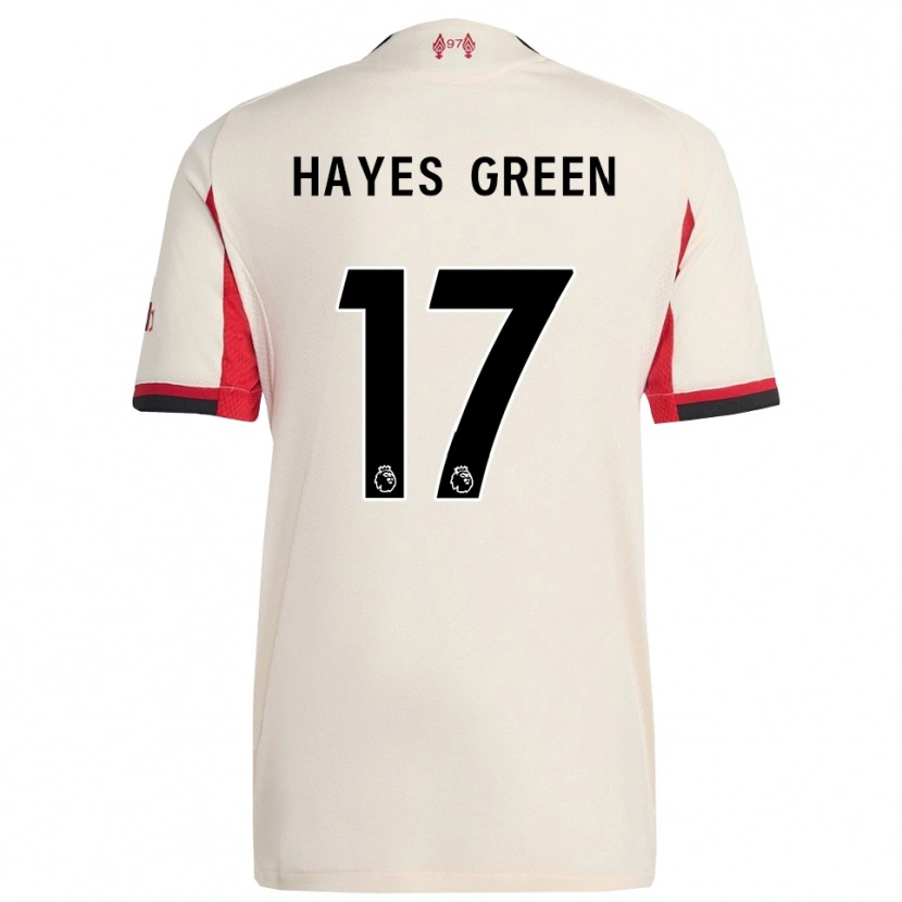 Danxen Dzieci Charlie Hayes-Green #17 Biało-Czarny Wyjazdowa Koszulka 2025/26 Koszulki Klubowe