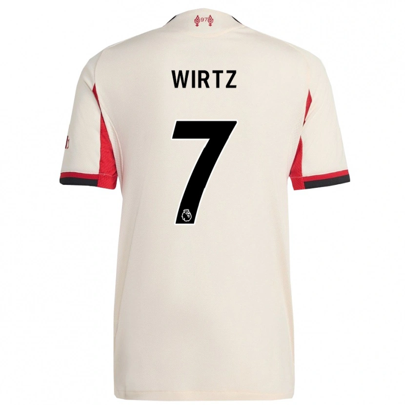 Danxen Dzieci Florian Wirtz #7 Biało-Czarny Wyjazdowa Koszulka 2025/26 Koszulki Klubowe
