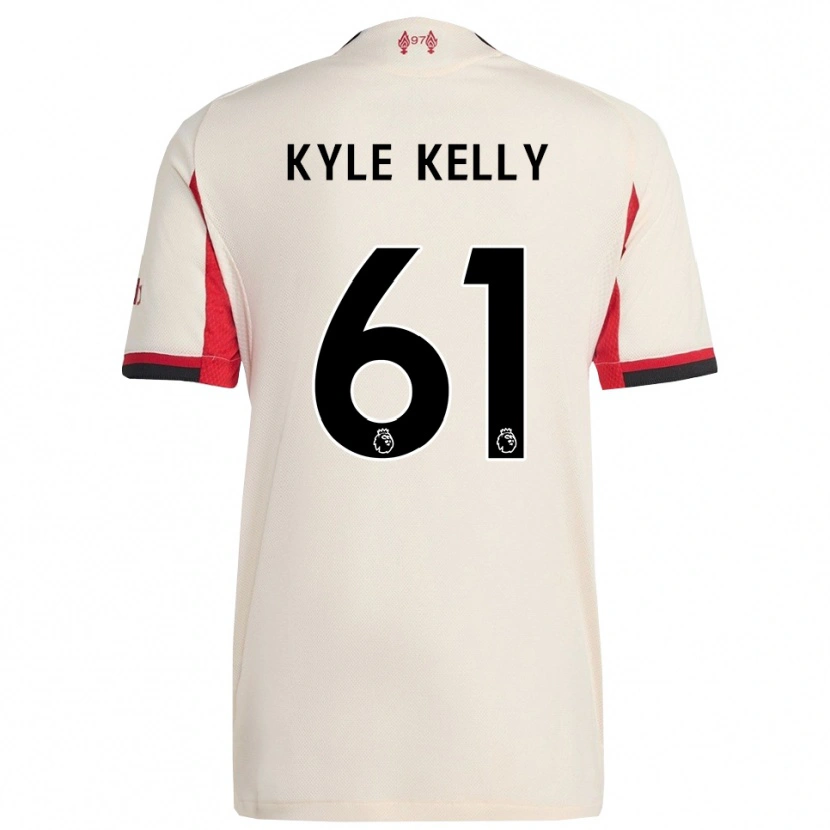 Danxen Dzieci Kyle Kelly #61 Biało-Czarny Wyjazdowa Koszulka 2025/26 Koszulki Klubowe