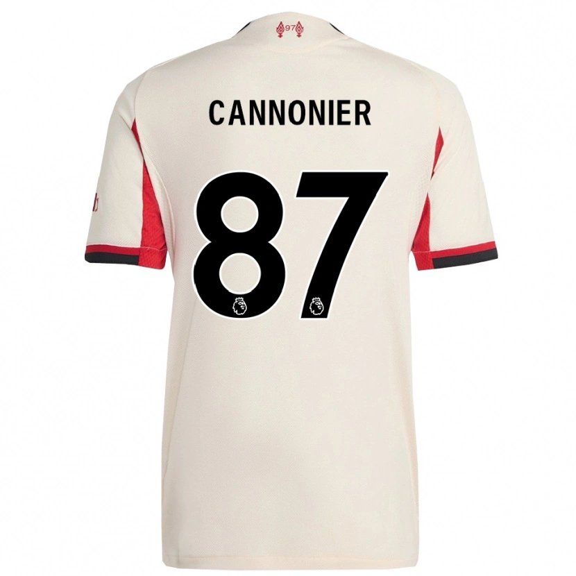 Danxen Dzieci Oakley Cannonier #87 Biało-Czarny Wyjazdowa Koszulka 2025/26 Koszulki Klubowe