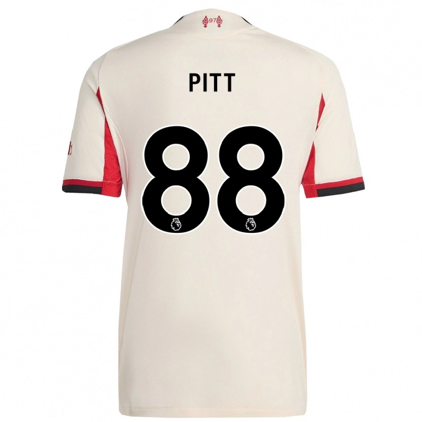 Danxen Dzieci Lucas Pitt #88 Biało-Czarny Wyjazdowa Koszulka 2025/26 Koszulki Klubowe