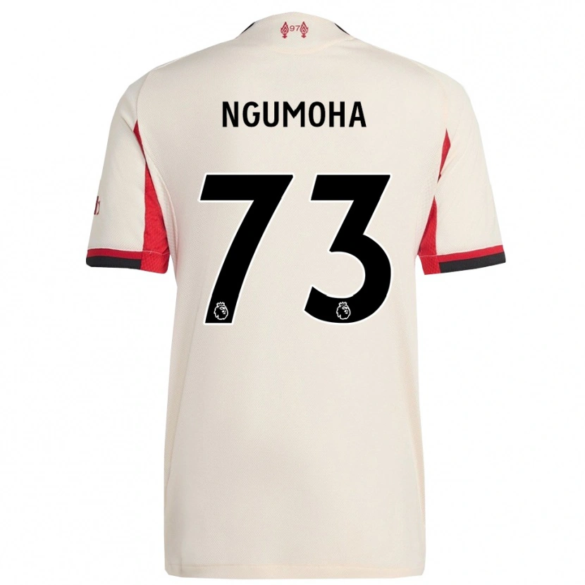 Danxen Dzieci Rio Ngumoha #73 Biało-Czarny Wyjazdowa Koszulka 2025/26 Koszulki Klubowe