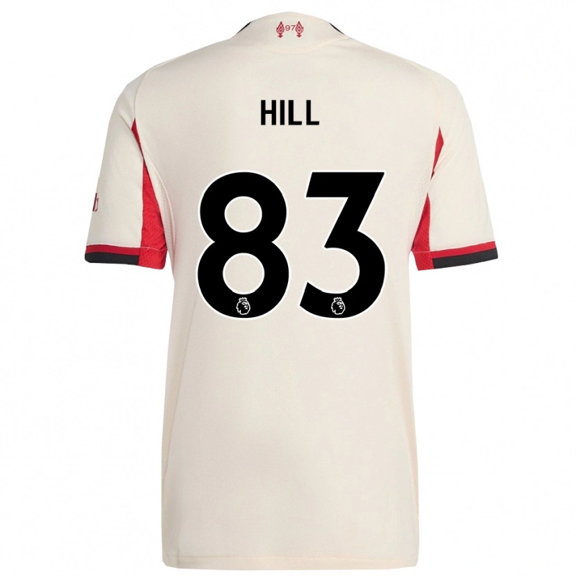 Danxen Dzieci Thomas Hill #83 Biało-Czarny Wyjazdowa Koszulka 2025/26 Koszulki Klubowe