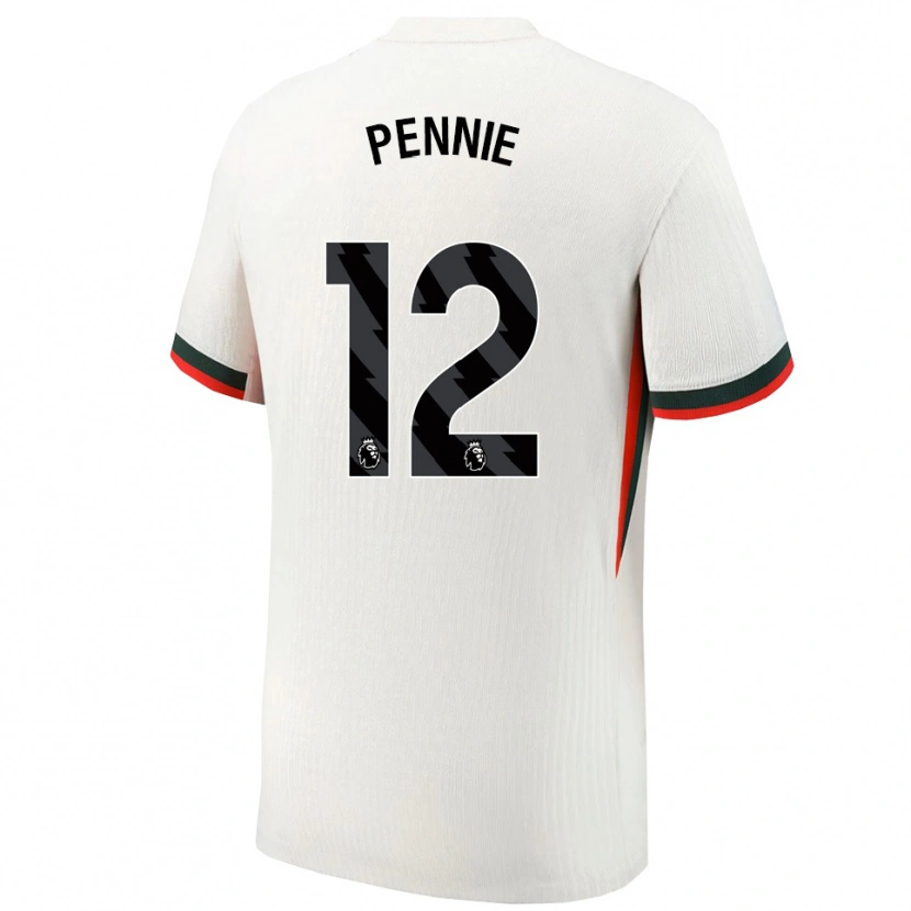 Danxen Dzieci Andrew Pennie #12 Biało-Zielony Wyjazdowa Koszulka 2025/26 Koszulki Klubowe