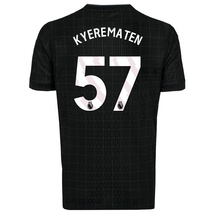 Danxen Dzieci Rio Kyerematen #57 Czarno-Szary Wyjazdowa Koszulka 2025/26 Koszulki Klubowe
