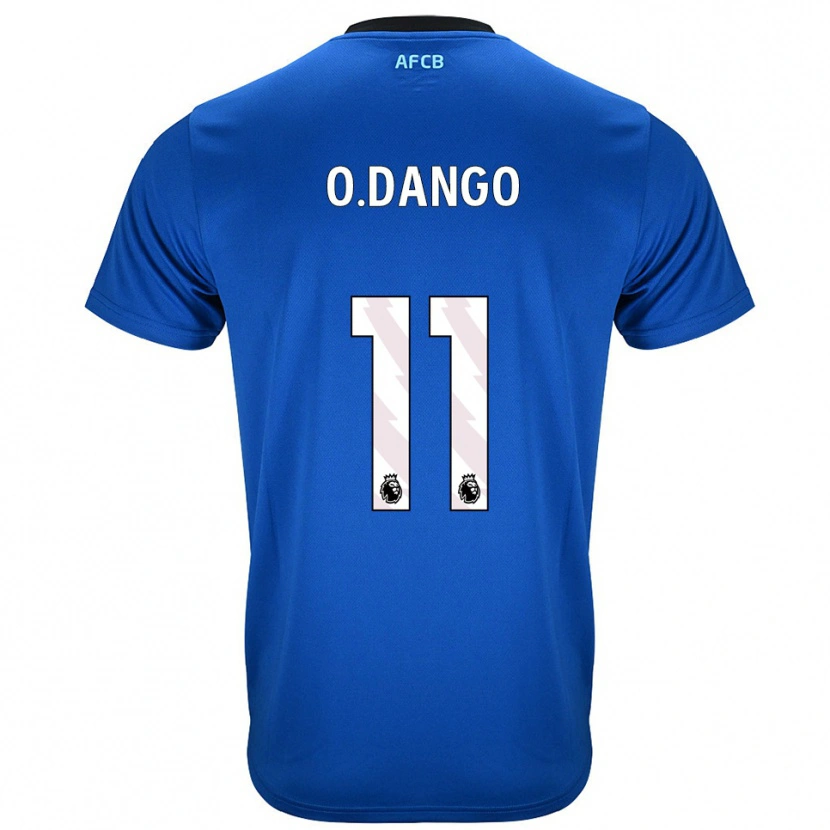 Danxen Dzieci Dango Ouattara #11 Niebiesko-Czarny Wyjazdowa Koszulka 2025/26 Koszulki Klubowe