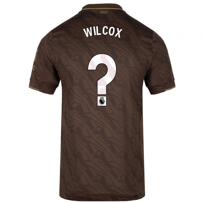 Danxen Dzieci Max Wilcox #0 Brązowo-Złoty Wyjazdowa Koszulka 2025/26 Koszulki Klubowe