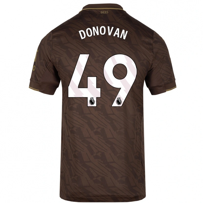 Danxen Dzieci Romelle Donovan #49 Brązowo-Złoty Wyjazdowa Koszulka 2025/26 Koszulki Klubowe