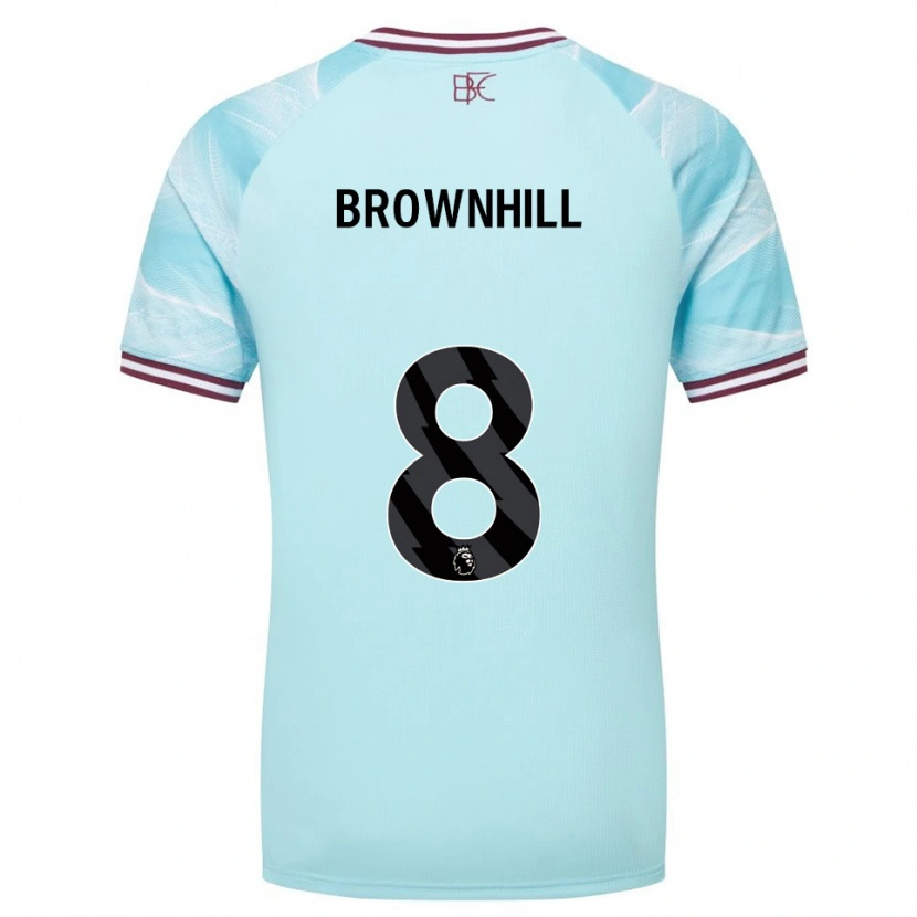 Danxen Dzieci Josh Brownhill #8 Błękitno-Burgundowy Wyjazdowa Koszulka 2025/26 Koszulki Klubowe
