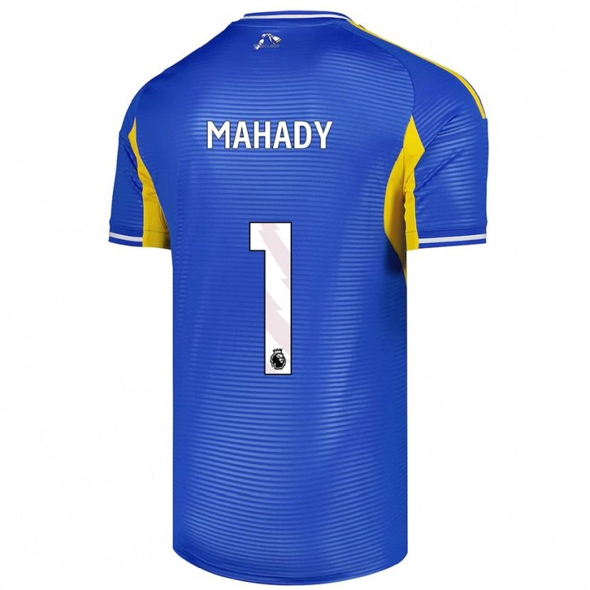 Danxen Dzieci Rory Mahady #1 Niebiesko-Żółty Wyjazdowa Koszulka 2025/26 Koszulki Klubowe