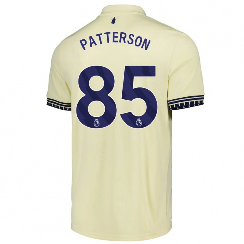 Danxen Dzieci Jack Patterson #85 Złamana Biel Czarny Wyjazdowa Koszulka 2025/26 Koszulki Klubowe