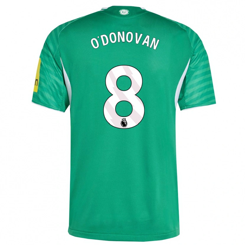 Danxen Dzieci Alex O'donovan #8 Zielono-Biały Wyjazdowa Koszulka 2025/26 Koszulki Klubowe