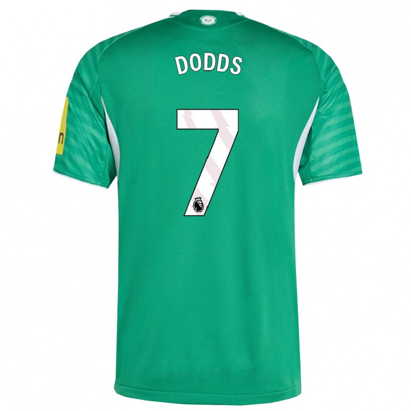 Danxen Dzieci Tyler Dodds #7 Zielono-Biały Wyjazdowa Koszulka 2025/26 Koszulki Klubowe