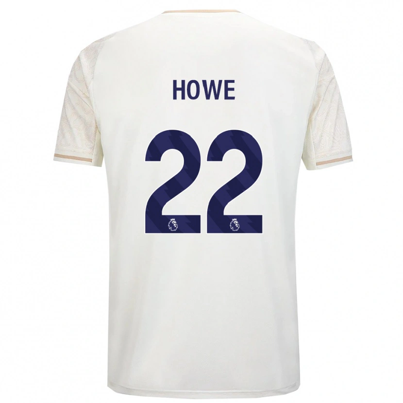 Danxen Dzieci Casey Howe #22 Złamana Biel Czarny Wyjazdowa Koszulka 2025/26 Koszulki Klubowe