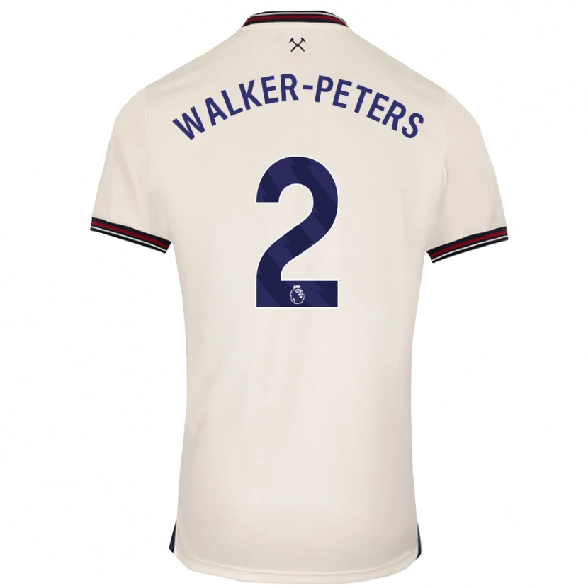 Danxen Dzieci Kyle Walker-Peters #2 Złamana Biel Wyjazdowa Koszulka 2025/26 Koszulki Klubowe