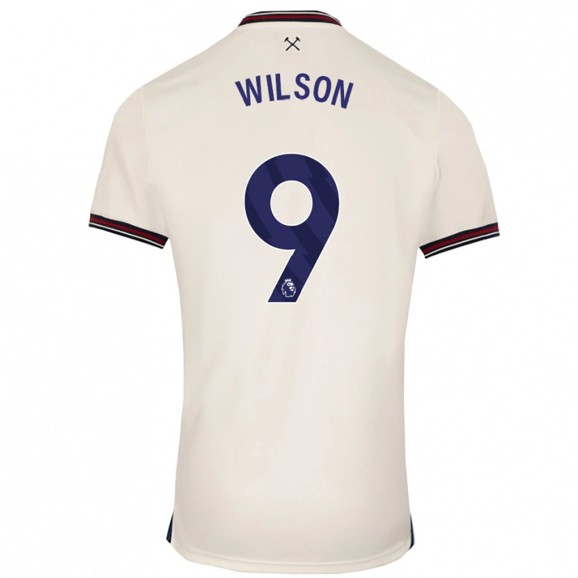Danxen Dzieci Callum Wilson #9 Złamana Biel Wyjazdowa Koszulka 2025/26 Koszulki Klubowe