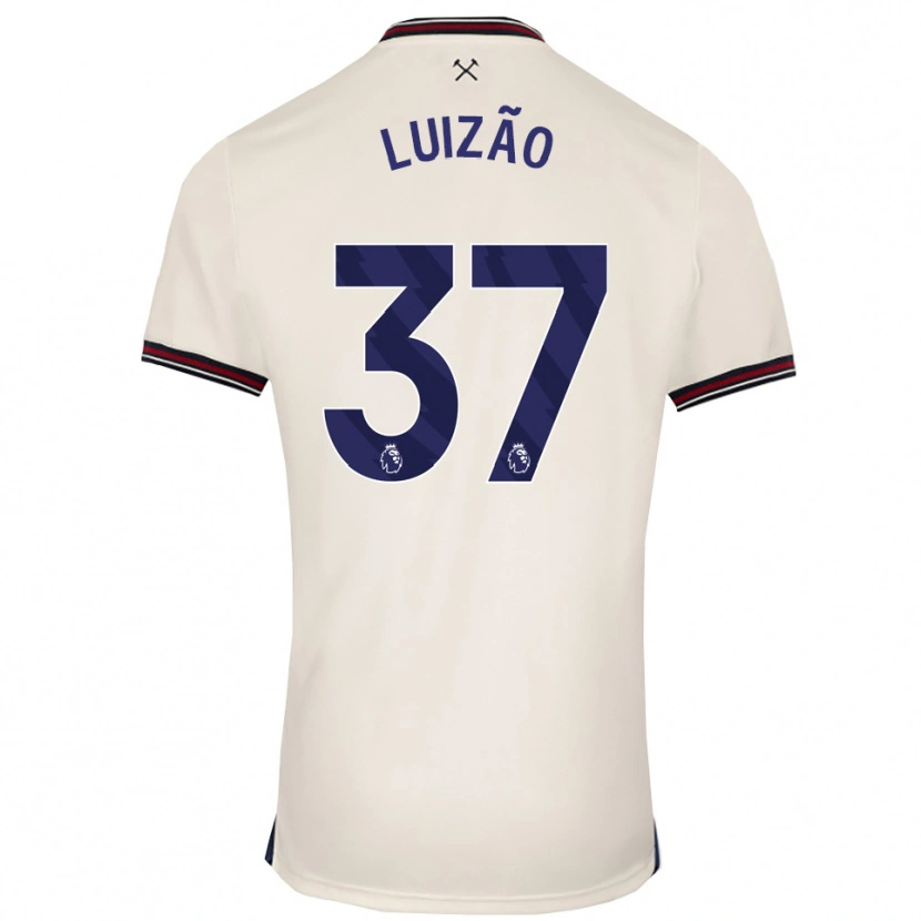Danxen Dzieci Luizão #37 Złamana Biel Wyjazdowa Koszulka 2025/26 Koszulki Klubowe