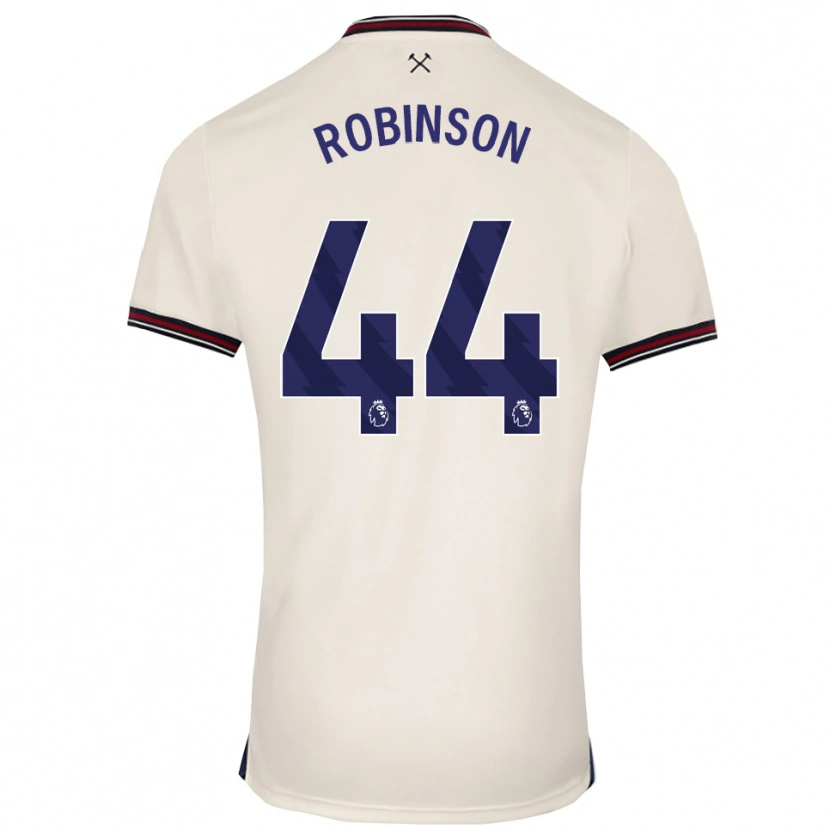 Danxen Dzieci Junior Robinson #44 Złamana Biel Wyjazdowa Koszulka 2025/26 Koszulki Klubowe