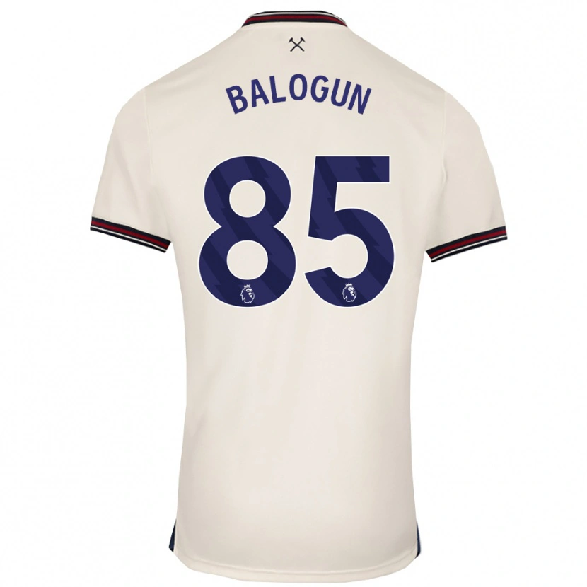 Danxen Dzieci Majid Balogun #85 Złamana Biel Wyjazdowa Koszulka 2025/26 Koszulki Klubowe