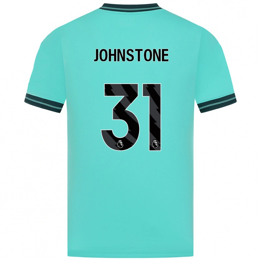 Danxen Dzieci Sam Johnstone #31 Błękitno-Zielony Wyjazdowa Koszulka 2025/26 Koszulki Klubowe