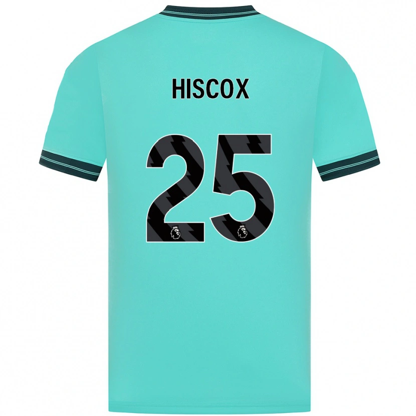 Danxen Dzieci Amelia Hiscox #25 Błękitno-Zielony Wyjazdowa Koszulka 2025/26 Koszulki Klubowe