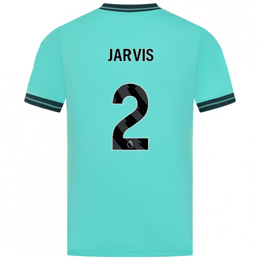 Danxen Dzieci Ryan Jarvis #2 Błękitno-Zielony Wyjazdowa Koszulka 2025/26 Koszulki Klubowe