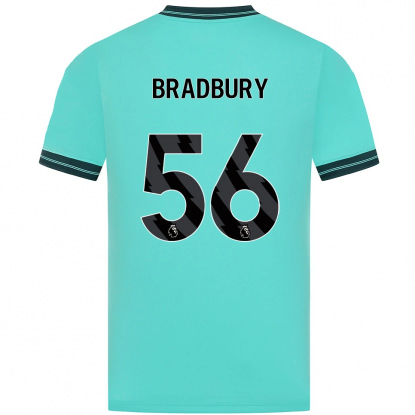 Danxen Dzieci Makenzie Bradbury #56 Błękitno-Zielony Wyjazdowa Koszulka 2025/26 Koszulki Klubowe