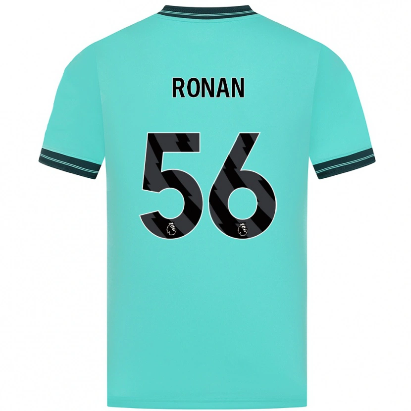 Danxen Dzieci Connor Ronan #56 Błękitno-Zielony Wyjazdowa Koszulka 2025/26 Koszulki Klubowe