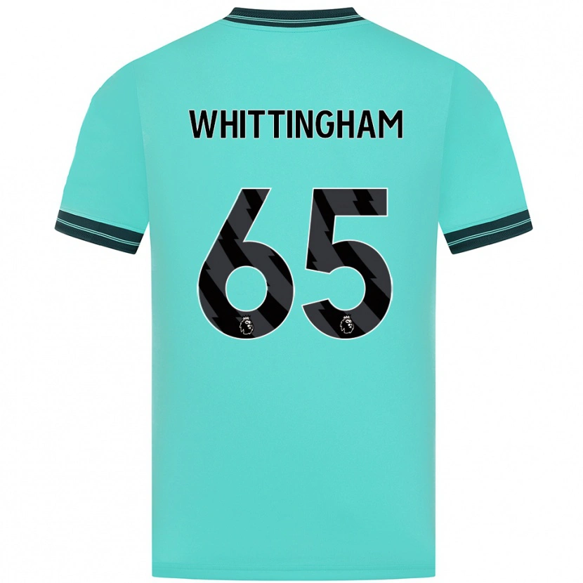 Danxen Dzieci Matthew Whittingham #65 Błękitno-Zielony Wyjazdowa Koszulka 2025/26 Koszulki Klubowe