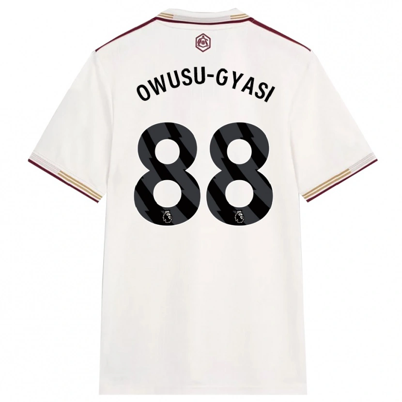 Danxen Dzieci Abraham Owusu-Gyasi #88 Złamana Biel Burgund Trzeci Komplet Koszulka 2025/26 Koszulki Klubowe