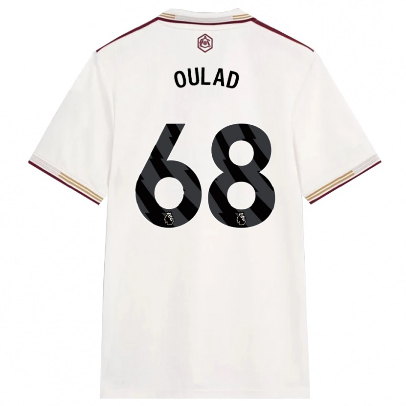 Danxen Dzieci Salah-Eddine Oulad M'hand #68 Złamana Biel Burgund Trzeci Komplet Koszulka 2025/26 Koszulki Klubowe