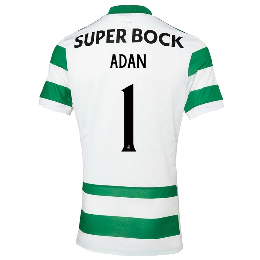 Danxen Męski Antonio Adan #1 Zielono-Biały Domowa Koszulka 2025/26 Koszulki Klubowe