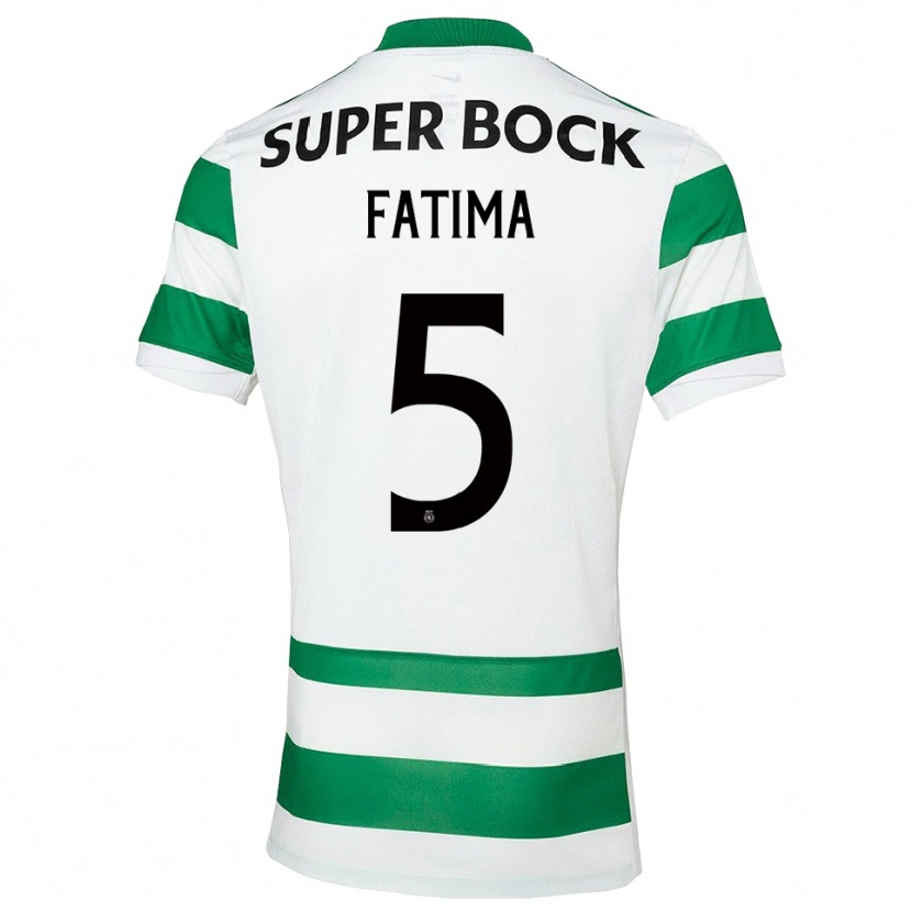 Danxen Męski Francisca Fatima Aquino Dutra #5 Zielono-Biały Domowa Koszulka 2025/26 Koszulki Klubowe