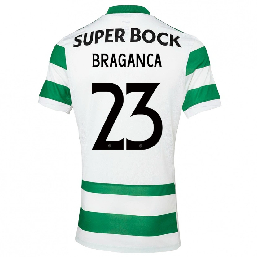 Danxen Męski Daniel Bragança #23 Zielono-Biały Domowa Koszulka 2025/26 Koszulki Klubowe