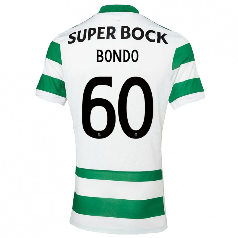 Danxen Męski Pedro Bondo #60 Zielono-Biały Domowa Koszulka 2025/26 Koszulki Klubowe