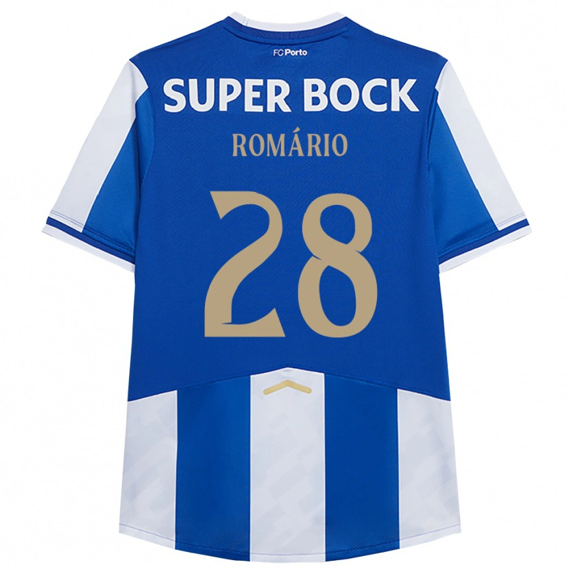 Danxen Męski Romário Baró #28 Niebiesko-Biały Domowa Koszulka 2025/26 Koszulki Klubowe