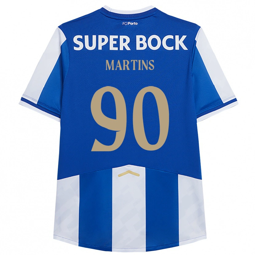 Danxen Męski Gil Martins #90 Niebiesko-Biały Domowa Koszulka 2025/26 Koszulki Klubowe